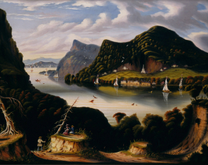 View of Cold Spring and Mount Taurus from Fort Putnam, 1845-1855 Thomas Chambers (1807-1865) Oil on canvas Collection of the Fenimore Art Museum Museum Purchase, N0011.1999 Photograph by Richard Walker