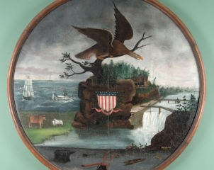 Whig Political Banner, 1836-44 Terrence J. Kennedy Oil on canvas Collection of the Fenimore Art Museum Gift of Stephen C. Clark, N0537.1948 Photograph by Richard Walker